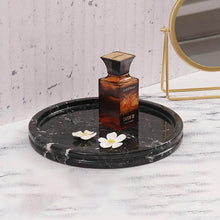 Load image into Gallery viewer, Elegant and versatile, Our Marble Round Tray adds sophistication to any space
