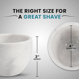 Marble Shaving Cream Bowl