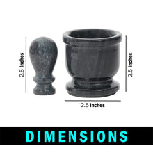 Load image into Gallery viewer, Mini Marble Mortar &amp; Pestle Set
