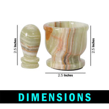 Load image into Gallery viewer, Mini Marble Mortar &amp; Pestle Set
