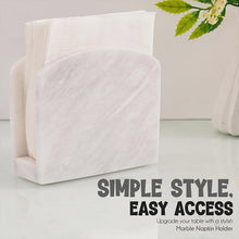 Load image into Gallery viewer, Elegant Marble Napkin Holder for Chic Dining
