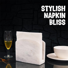 Load image into Gallery viewer, Elegant Marble Napkin Holder for Chic Dining
