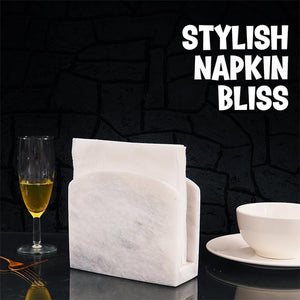 Elegant Marble Napkin Holder for Chic Dining