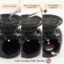 Load image into Gallery viewer, oil burner, candle wax warmer, home fragrance
