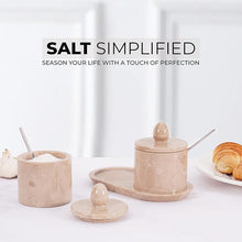 Load image into Gallery viewer, salt cellar, salt container, salt and pepper
