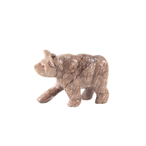 marble animal sculptures , bear statue