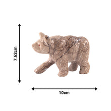 Load image into Gallery viewer, marble animal sculptures , bear statue
