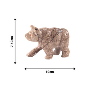 marble animal sculptures , bear statue