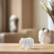 Load image into Gallery viewer, marble animal sculptures , bear statue
