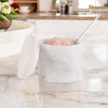 Load image into Gallery viewer, Marble Salt Cellar With Spoon
