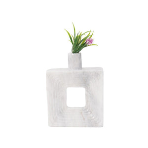 Stepped Geometric Vase