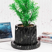 Load image into Gallery viewer, planter, indoor planter, marble planter
