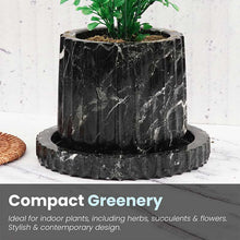 Load image into Gallery viewer, planter, indoor planter, marble planter
